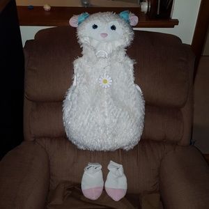 Halloween costume, baby lamb